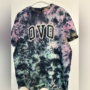 OVO Tie-Dye Tee with Owl Logo